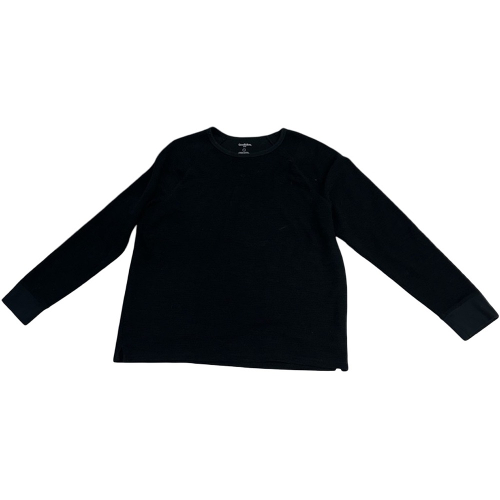 Goodfellow & Co Black Long Sleeve Thermal Shirt Men’s Size XL